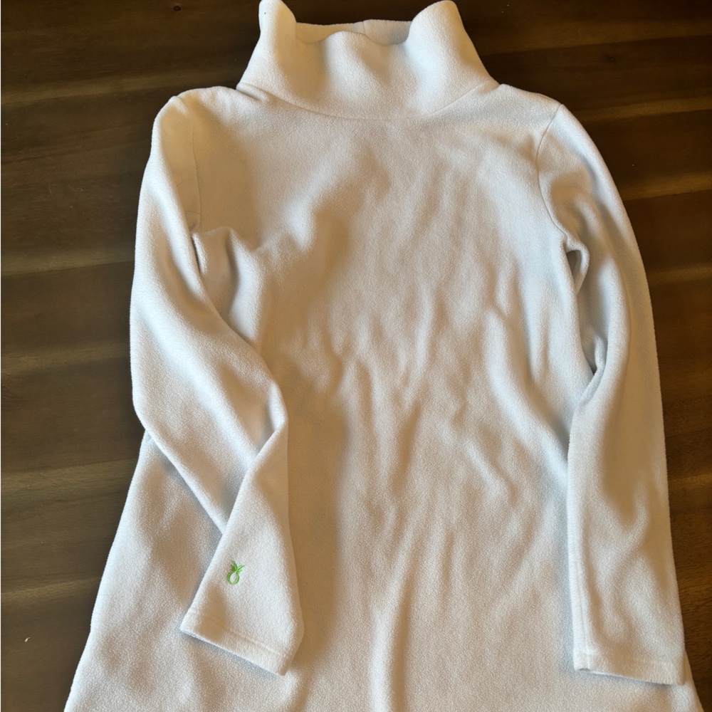 Dudley Stephens White Cobble Hill Fleece Top